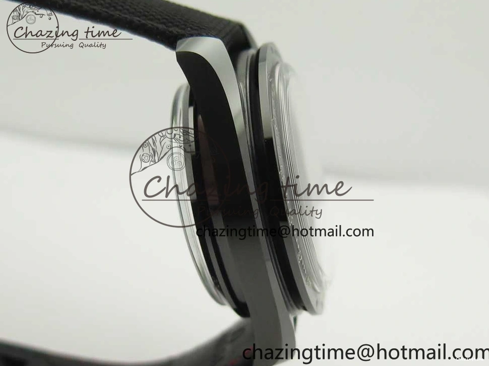 0318 Premium Speedmaster “Dark Side of The Moon” Real Ceramic OMF 1:1 Best Edition on Nylon Strap A 7977